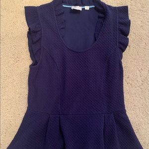 Anthropologie size small navy top